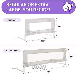 Bed Rail for Toddlers Extra Long Bedrail Guard for Kids Twin, Double, Full Siz