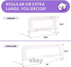 Bed Rail for Toddlers Extra Long Toddler Bedrail Guard for Kids Twin, Double