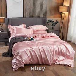 Bedding Set High Quality Solid Color Bed Cover Set Single Double Twin Cover Set