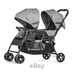 Besrey Foldable Twin Pushchair / Baby Tandem Pram / Double Stroller Newborn +