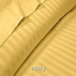 Best Duvet Collection 1000TC-1200TC Egyptian Cotton Select Item Gold Stripes