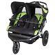 Best Running Stroller Baby Jogging Toddler Double Dual Rain Cover Twin Bob New