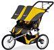 Bob Ironman Duallie Twin Baby Jogger Double Jogging Stroller Yellow New 2016