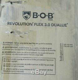 Bob Revolution Flex 3.0 Duallie Twin Baby Double Stroller Graphite 2020 Black