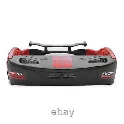 Boys Red Turbo Race Car Twin Plastic Toddler Race Car Bed Kid Child Bedroom
