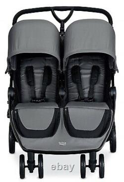 Britax B-Lively Lightweight Quick Fold Twin Baby Double Baby Dove NEW