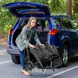 Britax B-Lively Lightweight Quick Fold Twin Baby Double Baby Raven NEW