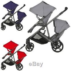 Britax B Ready Tandem Double Twin 2 Seat Baby Buggy Pushchair Stroller Pram NEW