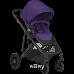 Britax Pushchair Baby Buggy Stroller & Carrycot Pram + Raincover Foldable Travel