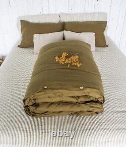 Brown Linen Duvet Cover Boho Brown Linen Bedding Quilt Cover With Matching Sham