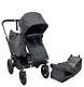 Bugaboo Donkey 3 Twin Bassinet And Seat Stroller Special Edition With Large Bag