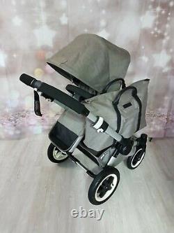 Bugaboo Donkey Double Pushchair Pram Unisex New Mineral Taupe Twin / Mono / Duo
