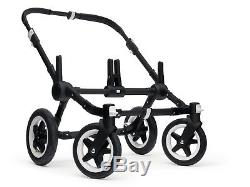 Bugaboo Donkey Double Stroller Black Frame Base Baby Toddler Twin 2016 Model NEW