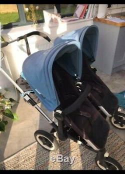 Bugaboo Donkey Duo Twin Double Buggy with Many Extras 2015