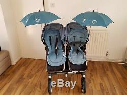 Bugaboo Donkey Duo Twin Double Buggy with Many Extras 2015