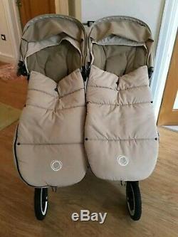 Bugaboo Donkey Duo Twins/Double/Single. In colour Sand