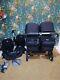 Bugaboo Donkey Twin Silver And Black2 Cots 2 Seats Double Car Seat Adapter
