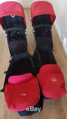 Bugaboo donkey duo twins/double/single with accessories