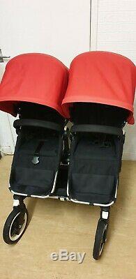 Bugaboo donkey twin with carrycots, car seats etc
