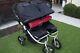 Bumble Ride High End Indie Twin Double Stroller Black/red Bumbleride Clean