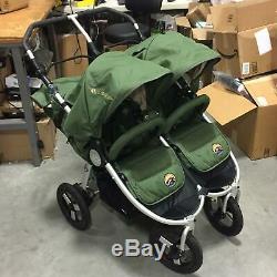Bumbleride 2018 Indie Twin Double Seat Folding Baby Stroller in Camp Green