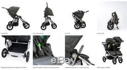 Bumbleride Indie Twin All Terrain Twin Baby Double Stroller Camp Green NEW 2018