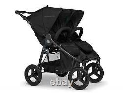 Bumbleride Indie Twin Compact Fold Baby Double Stroller Black Brand New