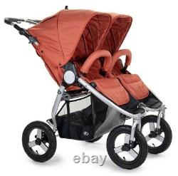 Bumbleride Indie Twin Compact Fold Baby Double Stroller Clay New