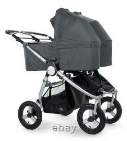 Bumbleride Indie Twin Compact Fold Baby Double Stroller Clay New