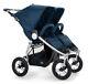 Bumbleride Indie Twin Compact Fold Baby Double Stroller Maritime Blue New
