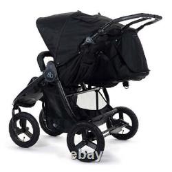 Bumbleride Indie Twin Compact Fold Baby Double Stroller Matte Black