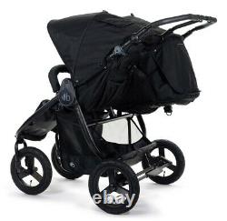 Bumbleride Indie Twin Compact Fold Baby Double Stroller Matte Black New