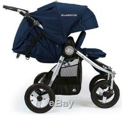 Bumbleride Indie Twin Double Seat Baby Stroller in Maritime Blue