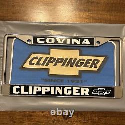 Chevy License Frame Clippinger Covina 1964 Impala No Reserve Socal Cadillac