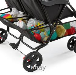 Coche Doble Para Bebes Plegable Carriolas para Niño Kids Baby Double Stroller