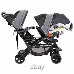 Coche Doble Para Bebes Y Niño Niña Carriola 2 En 1 Stroller Twin Baby Ultralig