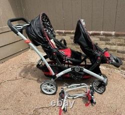 Contours Convertible Tandem Double Baby Stroller & Toddler Stroller