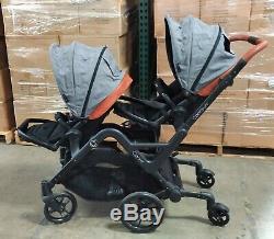 Contours Curve Tandem Double Stroller for Infants, Toddlers or Twins