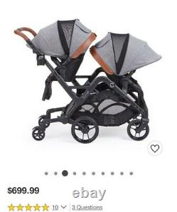 Contours Curve double twin stroller grey brand new. The best stroller for twins