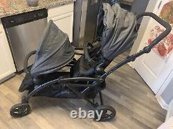 Contours Option Elite Double Stroller Great Condition Only Used 4 Times