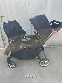 Contours Option Elite Double Stroller Great Used Condition