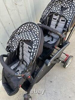 Contours Option Elite Double Stroller Great Used Condition