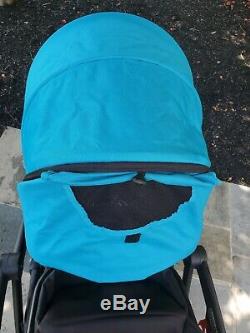 Contours Options Elite Tandem Double Twin Stroller Laguna Blue Chicco Adapter
