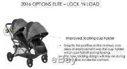 Contours Options Elite Twin Tandem Double Baby Stroller Carbon NEW Upgraded 2017