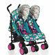 Cosatto Double Twin Baby Toddler Stroller Buggy Pushchair Inc Raincover