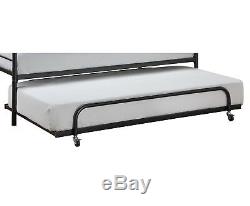 DHP Dorel Home Twin Trundle for Metal Daybed, Multiple Colors Space Saving NEW