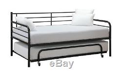 DHP Dorel Home Twin Trundle for Metal Daybed, Multiple Colors Space Saving NEW