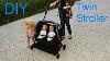 Diy Miniature Doll Twin Baby Stroller