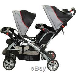 Double Baby Stroller Infant Twin Jogging Buggy Carriage Tandem Car Seat Fold New