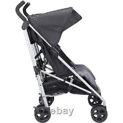 Double Baby Stroller Twin Umbrella Folding Pushchair Infant Safety Travel Grey